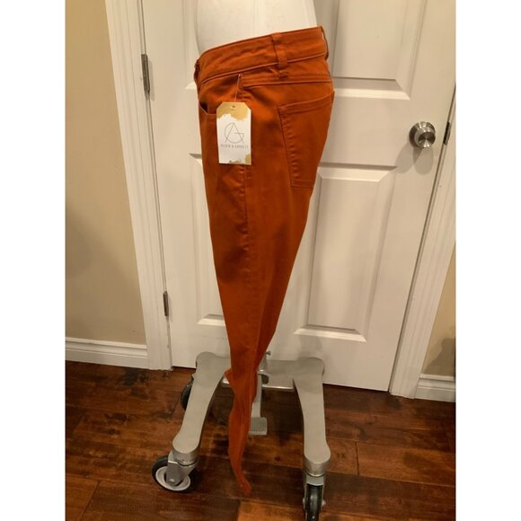 Prana Orange Straight Leg Jeans - Picture 4 of 8